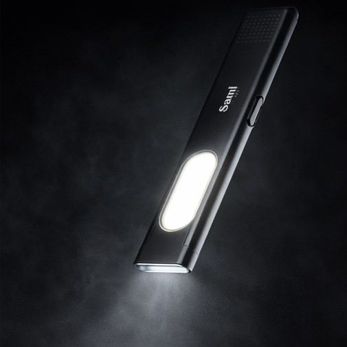 SAMI Linterna DUAL LED mini plana de aluminio recargable
