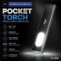 SAMI Linterna DUAL LED mini plana de aluminio recargable