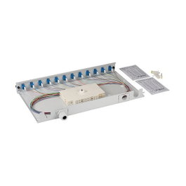 EFB Elektronik BA71920L12 Bandeja de empalme gris extensible LC/APC OS2