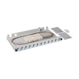 EFB Elektronik BA71920L12 Spleibox LC/APC OS2 con 12 pigtails y 6 acopladores dúplex