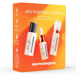 Set Dermalogica: Biolumin-C, Vitamin C, Brightening, Serum, For Face, 10 ml + Biolumin-C, Vitamin C, Moisturizing, Gel, For Face, 15 ml *Miniature +  Daily Glycolic, Cleansing, Cleansing Gel, For Face, 30 ml