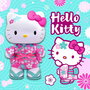 Famosa Figura Hello Kitty Kimono 33 cm con 5 puntos de articulación