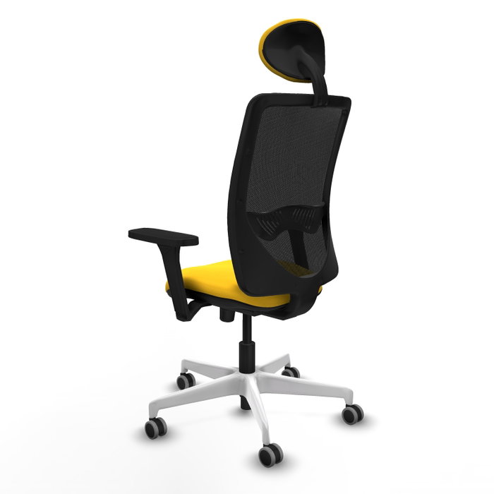 PIQUERAS Y CRESPO Silla de oficina Zulema con Mecanismo Sincro, Amarillo y Negro PIQUERAS Y CRESPO Silla de oficina Zulema con Mecanismo Sincro, Amarillo y Negro