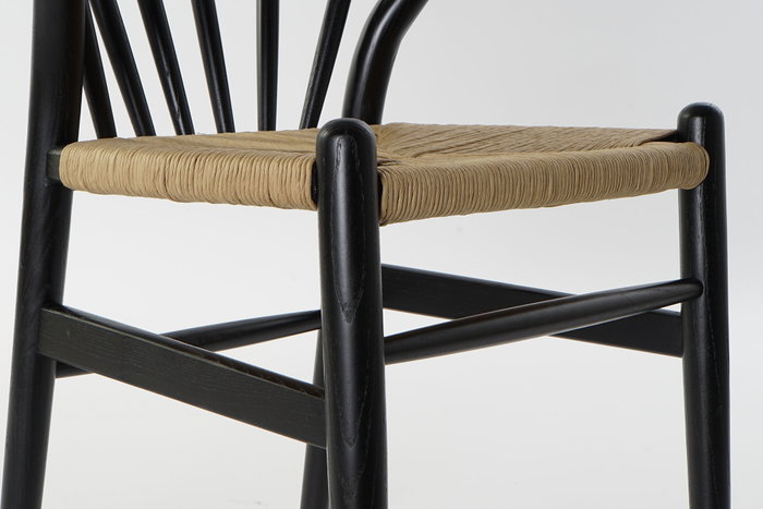 DKD Home Decor Silla Olmo Ratan Negro DKD Home Decor Silla Olmo Ratan Negro