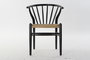 DKD Home Decor Silla Olmo Ratan Negro