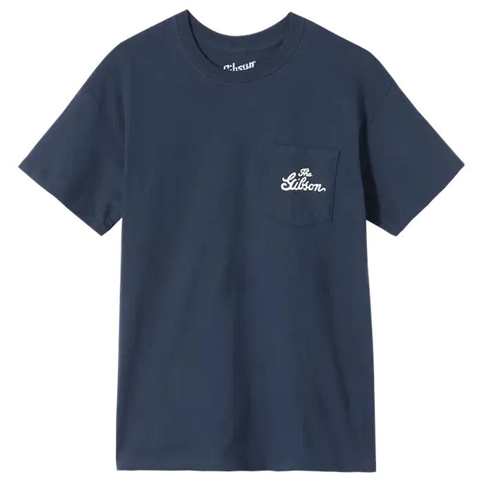 Gibson T-Shirts Premium Instruments Tee (Navy), Large Gibson T-Shirts Premium Instruments Tee (Navy), Large