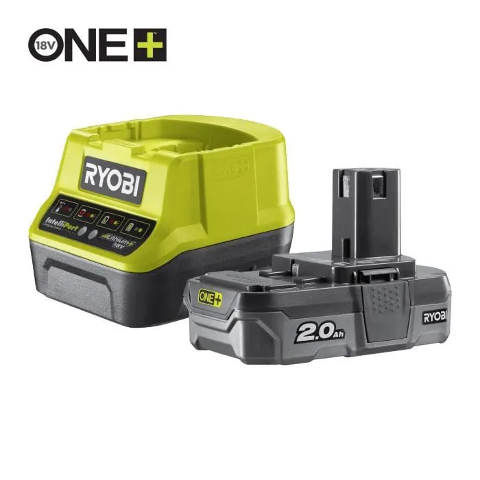 Ryobi Taladro / Destornillador Inalámbrico 18V 2Ah con 1 Batería de Litio y Cargador