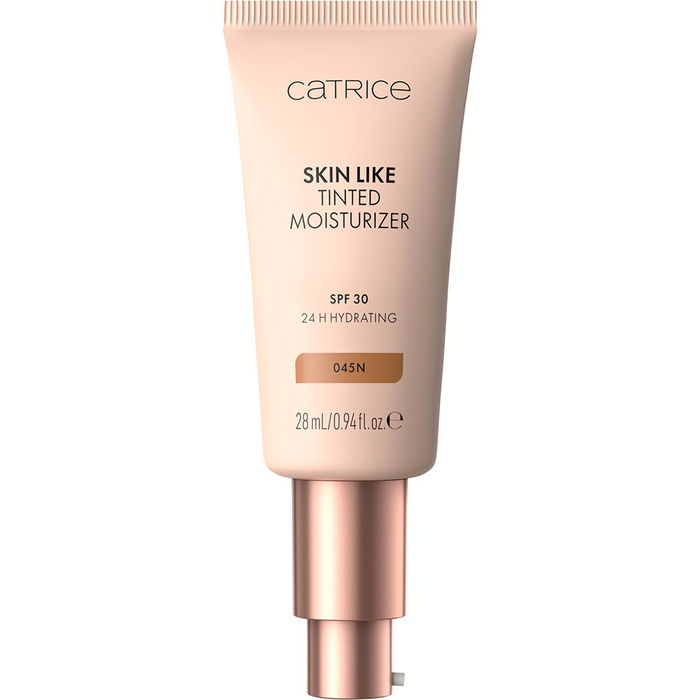 Catrice SKIN LIKE Crema Hidratante con Color Tono #045N 28 ml | FPS 30, Acabado Natural y Fresco, 24h Hidratación