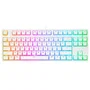Rampage Ghost TKL Klawiatura Gamingowa Mechaniczna Przewodowa z Przełącznikami Huano Red i Podświetleniem Biała