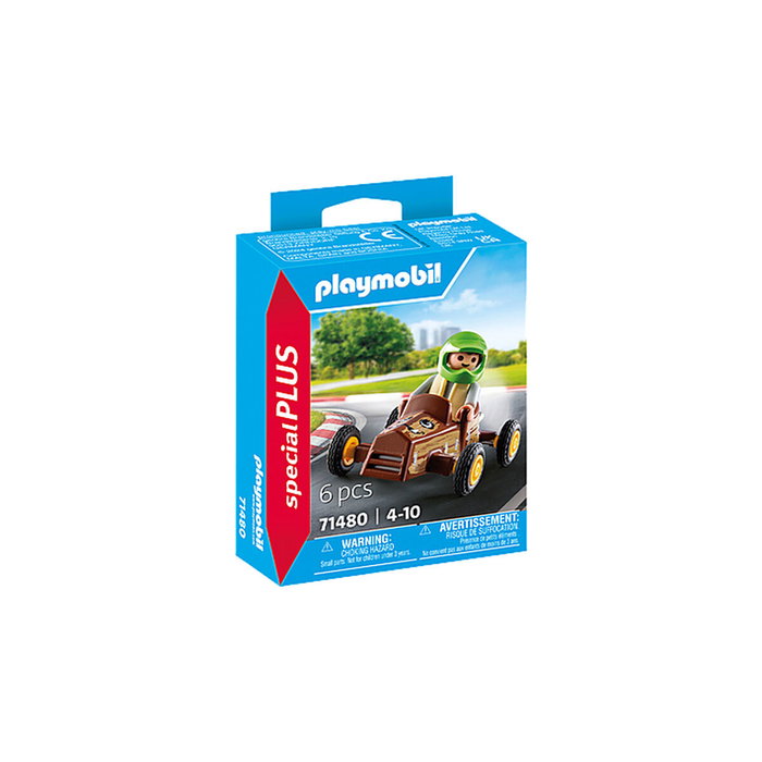 Playmobil Figura Niño con kart Special Plus