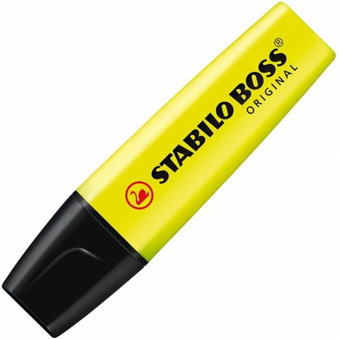 Stabilo Boss Original Marcador Fluorescente Amarillo Estuche de 4 Unidades