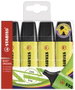 Stabilo Boss Original Marcador Fluorescente Amarillo Estuche de 4 Unidades