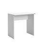 Hanah Home Mesa de estudio CMS-101-BB-1 Funcional y Espaciosa 72x75x52 cm Tablero Melamina Blanco