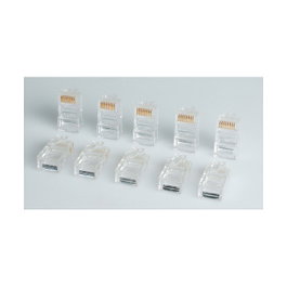 ROLINE 10 unidades de Conector modular sin blindaje Kat.5e Class D