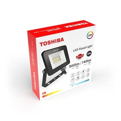 TOSHIBA Proyector LED Negro 10W 6500K IP65