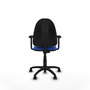 PIQUERAS Y CRESPO Silla de oficina Aýna Azul con Brazos 2D