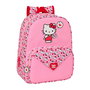 Mochila Escolar Hello Kitty Rosa 26 x 34 x 11 cm