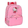 Mochila Escolar Hello Kitty Rosa 26 x 34 x 11 cm