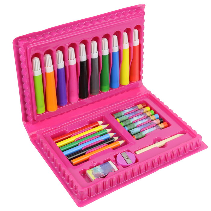 Createur de Genie Estuche con 25 Piezas: 10 Rotuladores, 6 Lápices, 6 Plastidecores, Goma, Sacapuntas y Lápiz Createur de Genie Estuche con 25 Piezas: 10 Rotuladores, 6 Lápices, 6 Plastidecores, Goma, Sacapuntas y Lápiz