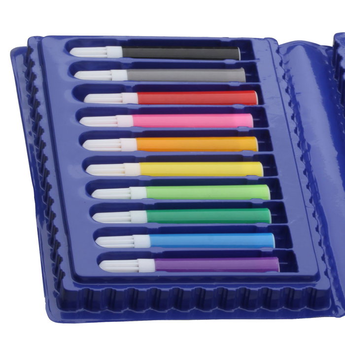 Createur de Genie Estuche con 25 Piezas: 10 Rotuladores, 6 Lápices, 6 Plastidecores, Goma, Sacapuntas y Lápiz Createur de Genie Estuche con 25 Piezas: 10 Rotuladores, 6 Lápices, 6 Plastidecores, Goma, Sacapuntas y Lápiz