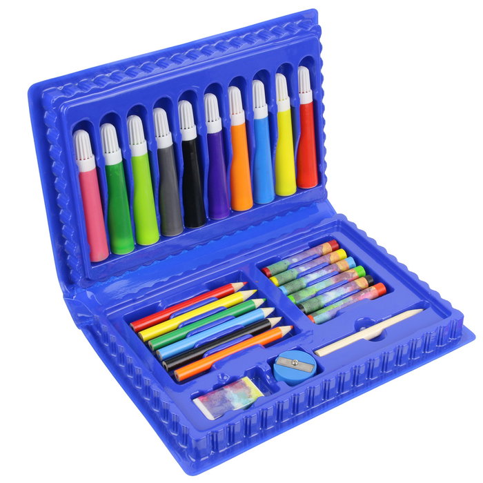 Createur de Genie Estuche con 25 Piezas: 10 Rotuladores, 6 Lápices, 6 Plastidecores, Goma, Sacapuntas y Lápiz Createur de Genie Estuche con 25 Piezas: 10 Rotuladores, 6 Lápices, 6 Plastidecores, Goma, Sacapuntas y Lápiz