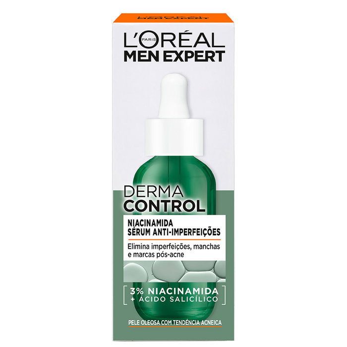 L'Oréal Paris Men Expert Derma Control Serum Anti-Imperfecciones - Tratamiento Facial 30 ml