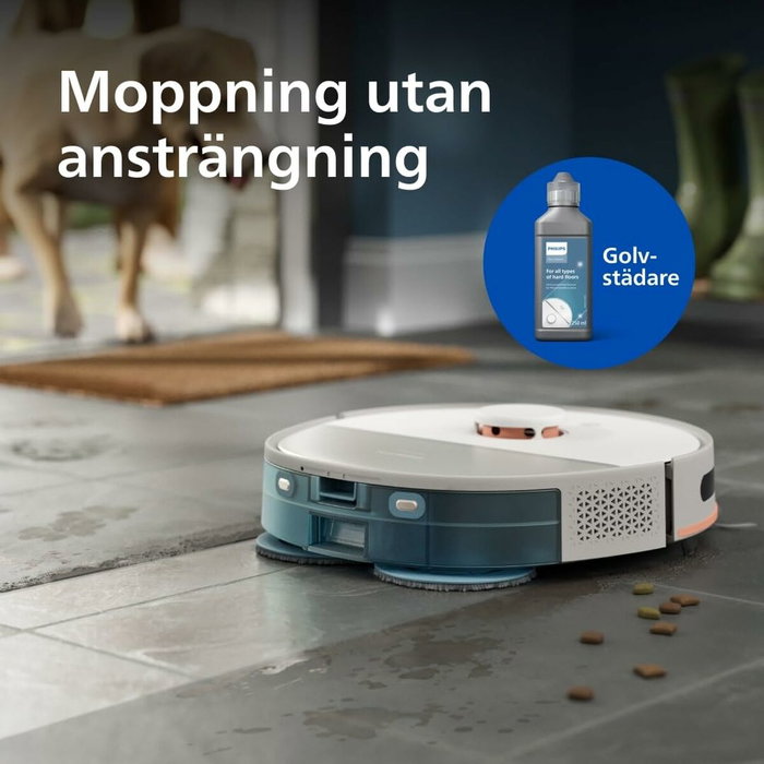 Philips XU5100/20 Aspiradora robot con 10000 Pa, vaciado automático y navegación láser Philips XU5100/20 Aspiradora robot con 10000 Pa, vaciado automático y navegación láser