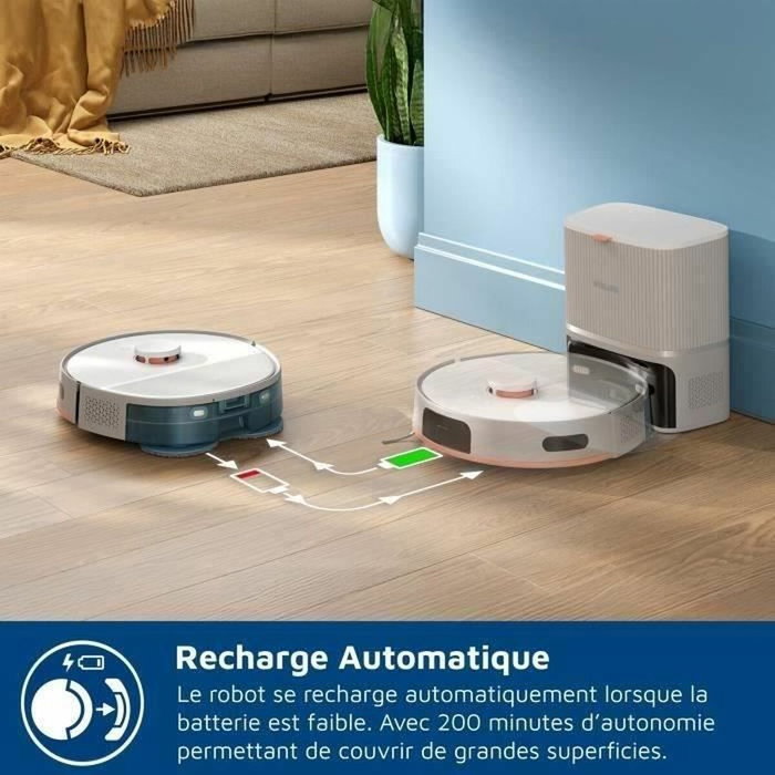 Philips XU5100/20 Aspiradora robot con 10000 Pa, vaciado automático y navegación láser Philips XU5100/20 Aspiradora robot con 10000 Pa, vaciado automático y navegación láser