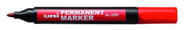 Marcador Permanente Uni-Ball Marker No.320F Conico 3,0 Mm Rojo (Set de 12)