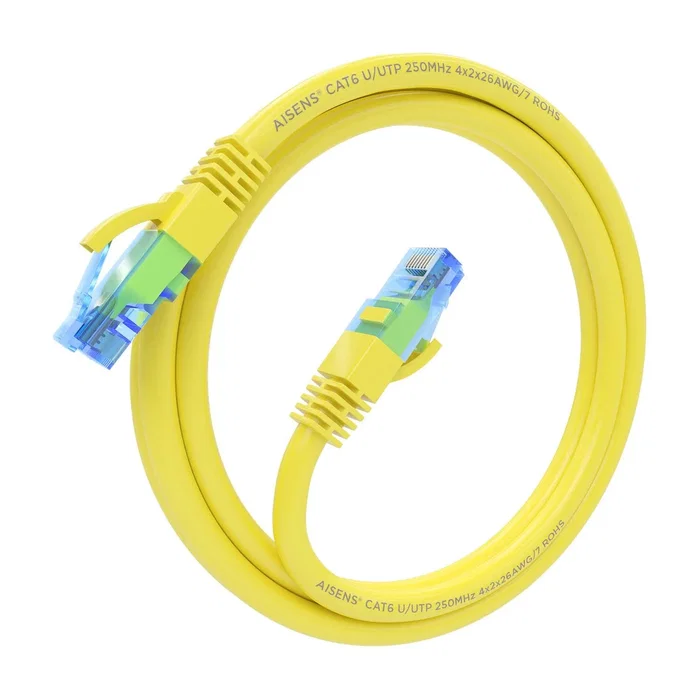 Aisens Cable de Red Cat6 U/UTP AWG26 CCA Amarillo 1,5m Aisens Cable de Red Cat6 U/UTP AWG26 CCA Amarillo 1,5m