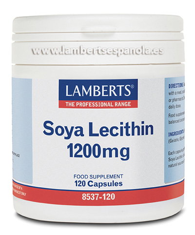 Lamberts Lecitina de Soja 1200 mg 120 cápsulas
