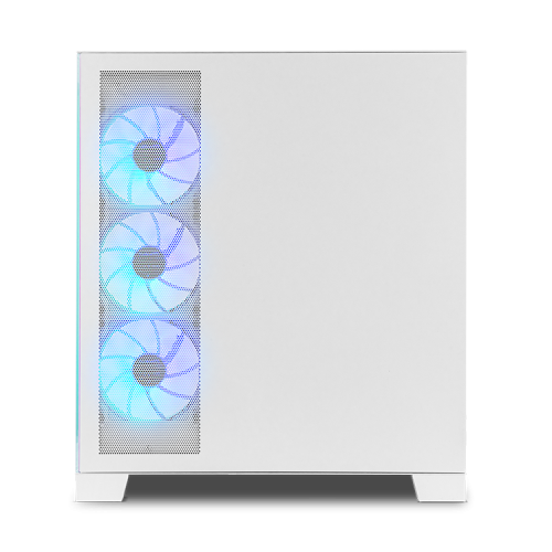 NOX Hummer Glock Midi Tower Blanca Caja PC Semitorre Cristal Templado Gaming