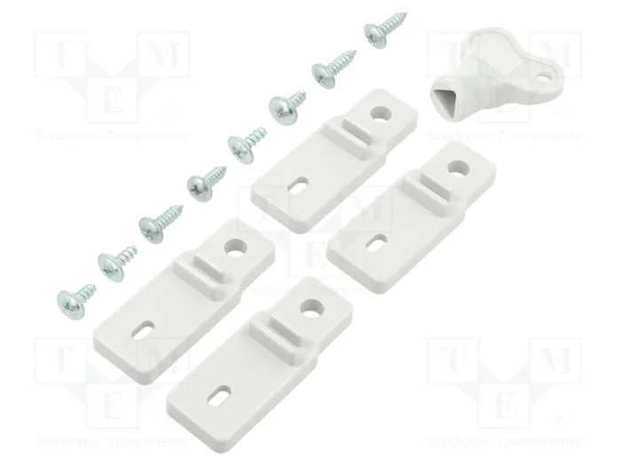 PAWBOL Carcasa de Pared de Policarbonato Gris 200x300x130mm