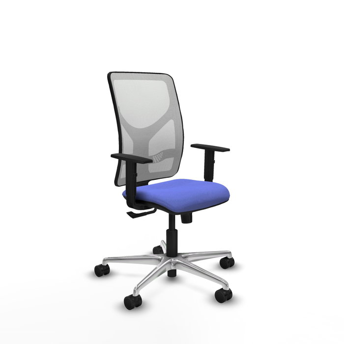 PIQUERAS Y CRESPO Silla de oficina Motilla con mecanismo Sincro, Azul claro y Blanco PIQUERAS Y CRESPO Silla de oficina Motilla con mecanismo Sincro, Azul claro y Blanco