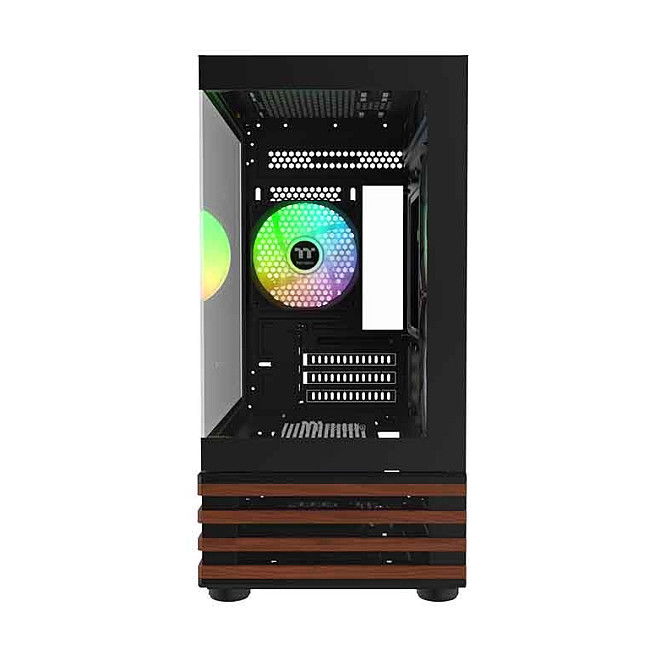 Thermaltake View 170 WS ARGB Black - Mini Torre PC, Micro ATX, Mini-ITX, Vidrio Templado, Juego, Iluminación ARGB