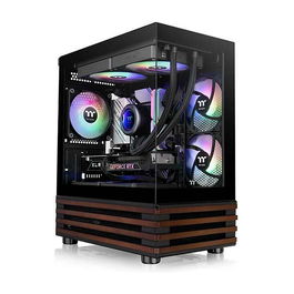 Thermaltake View 170 WS ARGB Black - Mini Torre PC, Micro ATX, Mini-ITX, Vidrio Templado, Juego, Iluminación ARGB