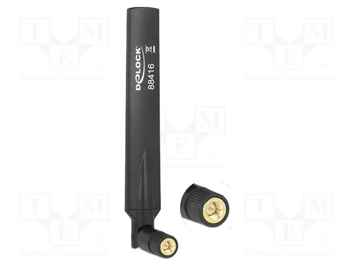 DeLOCK 88416 Antena GSM / UMTS / LTE con conector RP-SMA DeLOCK 88416 Antena GSM / UMTS / LTE con conector RP-SMA