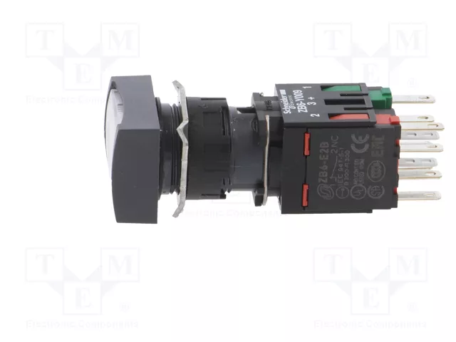 SCHNEIDER ELECTRIC Interruptor de presión Harmony XB6 16mm Blanco LED
