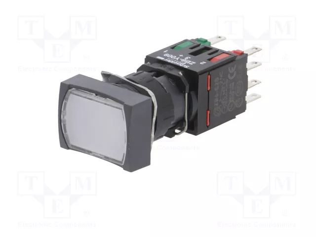 SCHNEIDER ELECTRIC Interruptor de presión Harmony XB6 16mm Blanco LED