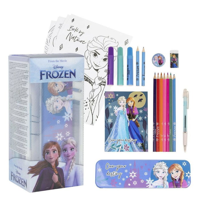 Cerdá Set Papelería Coloreable Frozen Disney Azul