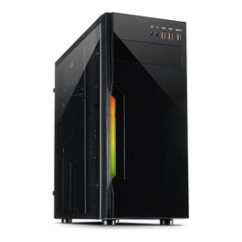 Inter-Tech Torre B-42 RGB PC Negro ATX Micro ATX Metal Juego con Ventana Lateral e Iluminación RGB