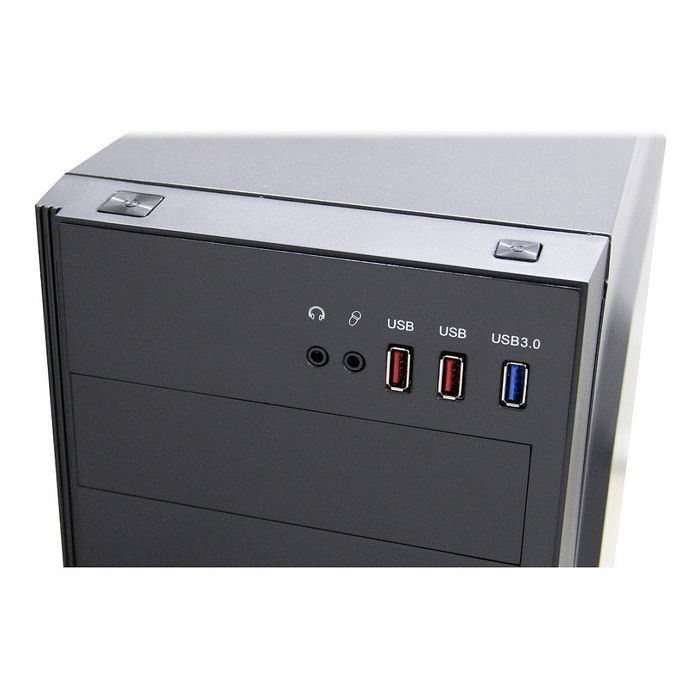 Inter-Tech Torre B-42 RGB PC Negro ATX Micro ATX Metal Juego con Ventana Lateral e Iluminación RGB