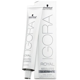 Schwarzkopf Igora R. Absolutes Silverwhite Dove Grey 4 Tonos Plata Puros para Cabello Blanco o Gris Natural