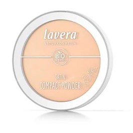 LAVERA Maquillaje Polvo Compacto Satin 02 Medium 9,5 Gr Acabado Mate Natural