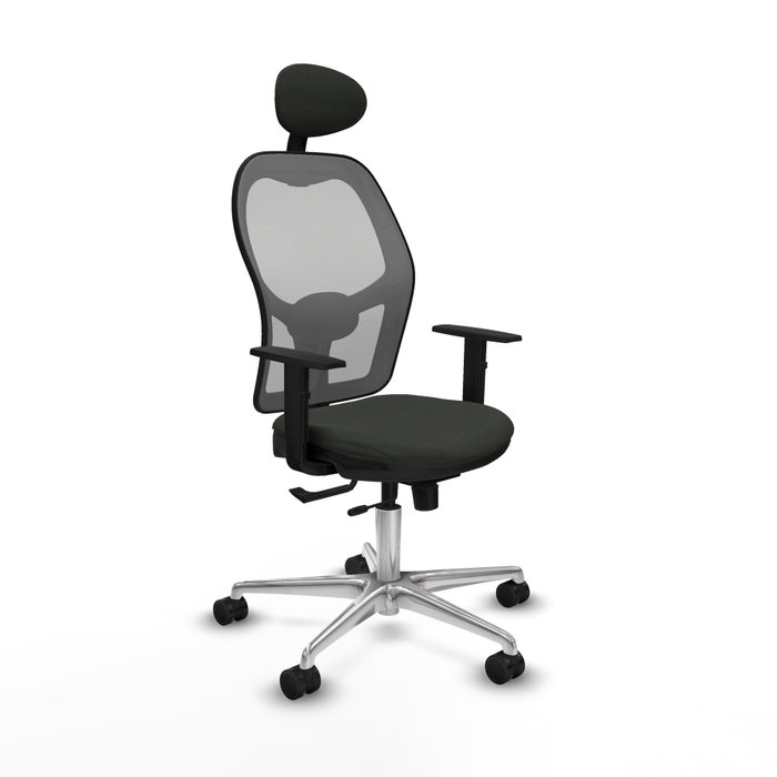 PIQUERAS Y CRESPO Silla de oficina Jorquera con mecanismo Sincro/Traslack, Negro/Gris PIQUERAS Y CRESPO Silla de oficina Jorquera con mecanismo Sincro/Traslack, Negro/Gris