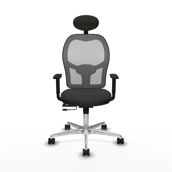 PIQUERAS Y CRESPO Silla de oficina Jorquera con mecanismo Sincro/Traslack, Negro/Gris PIQUERAS Y CRESPO Silla de oficina Jorquera con mecanismo Sincro/Traslack, Negro/Gris