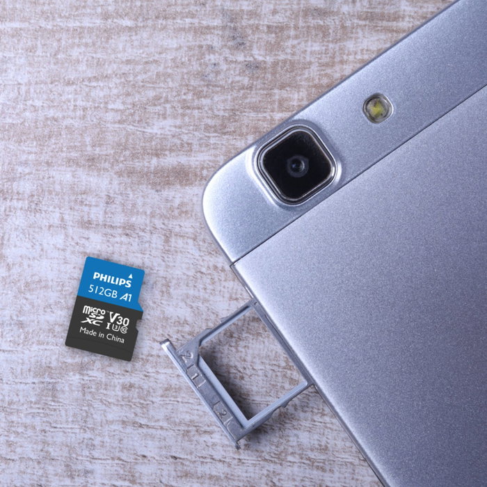 Philips Tarjeta MicroSDXC de 512 GB con Adaptador Philips Tarjeta MicroSDXC de 512 GB con Adaptador