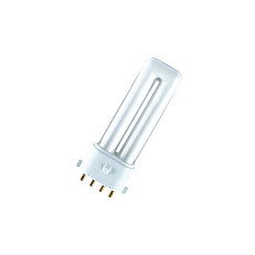 Osram DULUX S/E 11W/840 2G7 FS1 Lámpara Bajo Consumo 11W, 900 Lúmenes, Luz Blanco Frío 4000K, Regulable, T12, 20000h de Duración