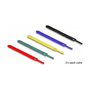 DeLOCK Juego de 10 bridas autoadherentes de colores surtidos 150 x 12 mm