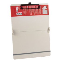 APLI Carpeta con Pinza Portablocs A4 Plegable Blanco